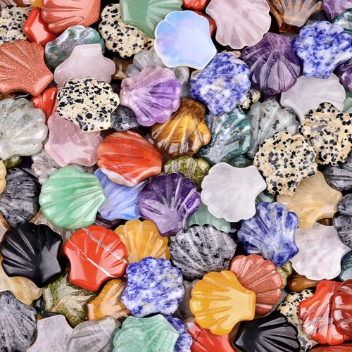Natural crystal agate shell - crystal,