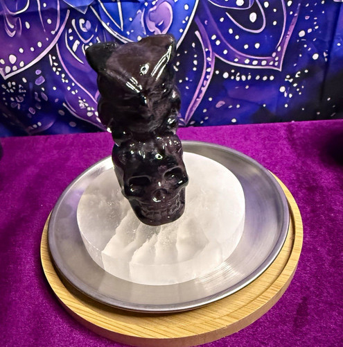 Garnet material owl - , 🦉
