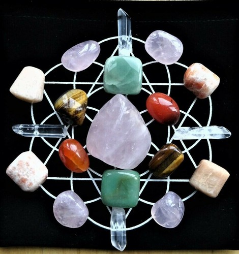 Crystal grid kit set cloth - kit,