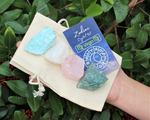Virgo zodiac crystal kit 4 - zodiac, kit,