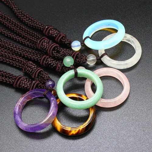 Natural round ring bead - round,