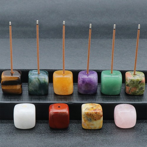 Quartz square incense burner - square,