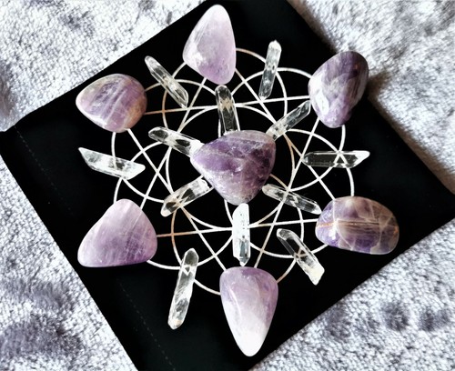 Love chevronamethyst crystal - love,