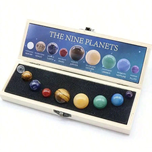 Solar system planet crystal - 9,