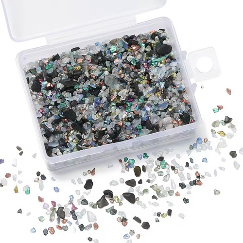 50g box mixed glass crystal - 50g,